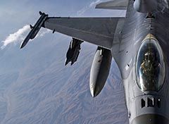 USAF F-16C over Afghanistan Nov 2019.